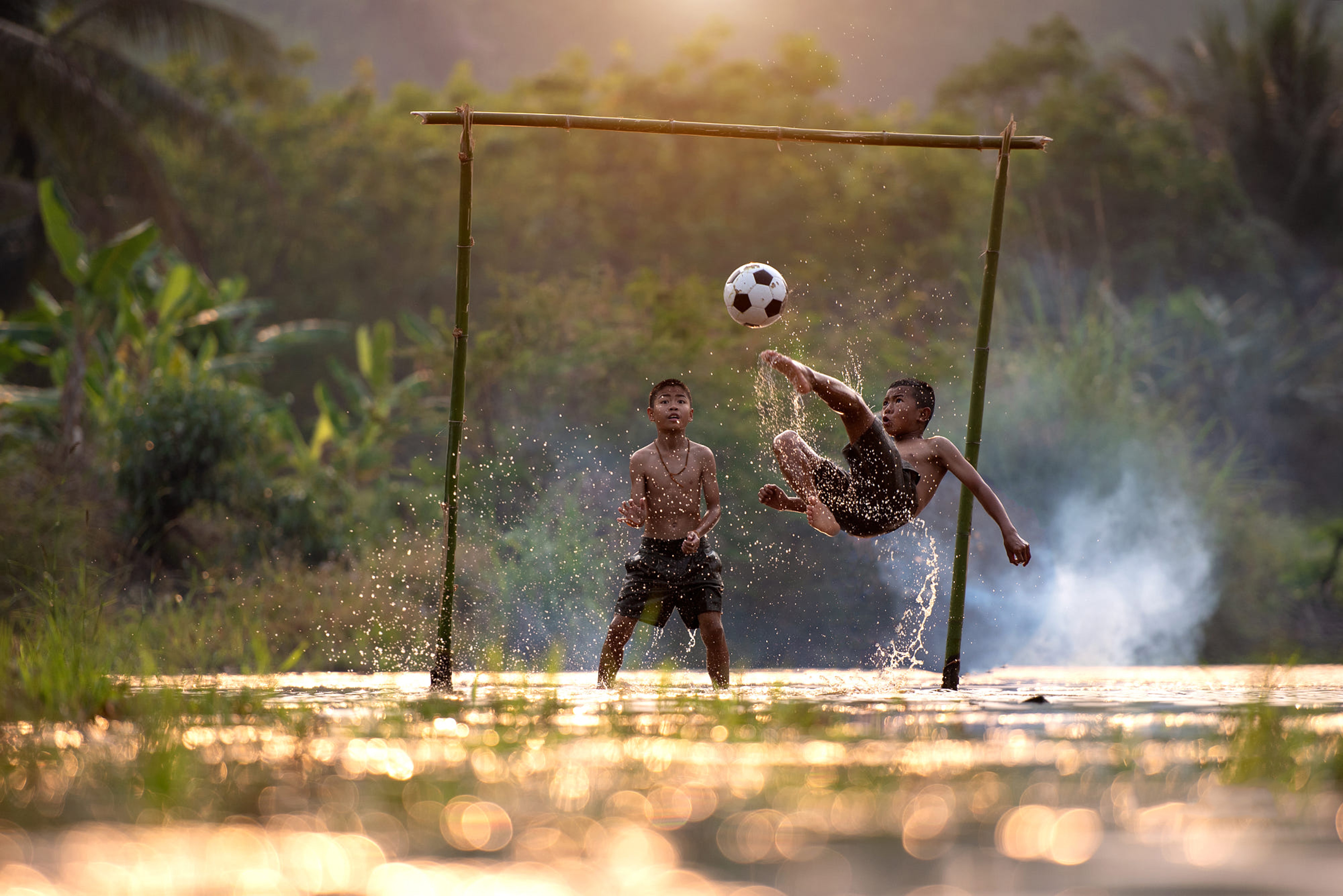 Kids playing